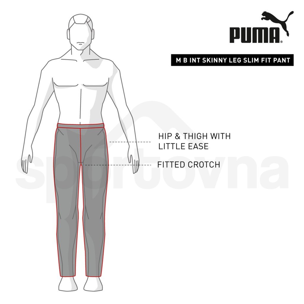 Tepláky Puma Active Tricot Pants cl M - černá