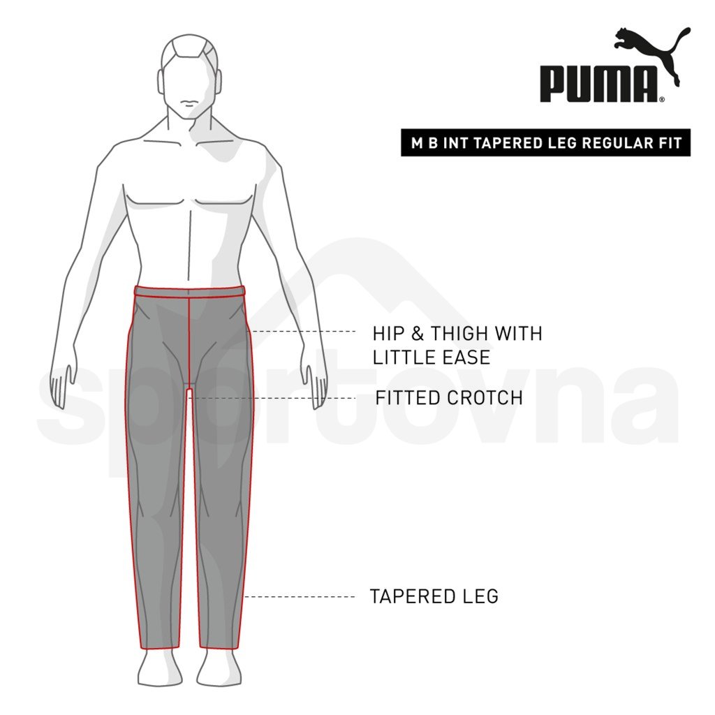 Tepláky Puma Active Woven Pants cl M - černá