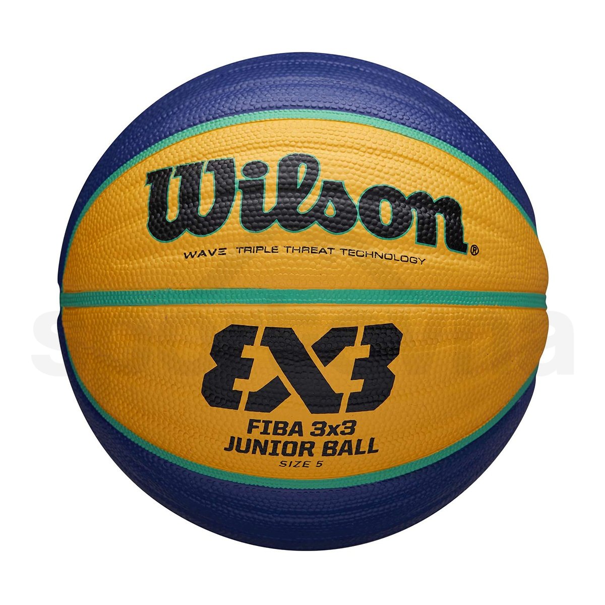 Míč Wilson Fiba 3x3 Basketball J - žlutá/modrá