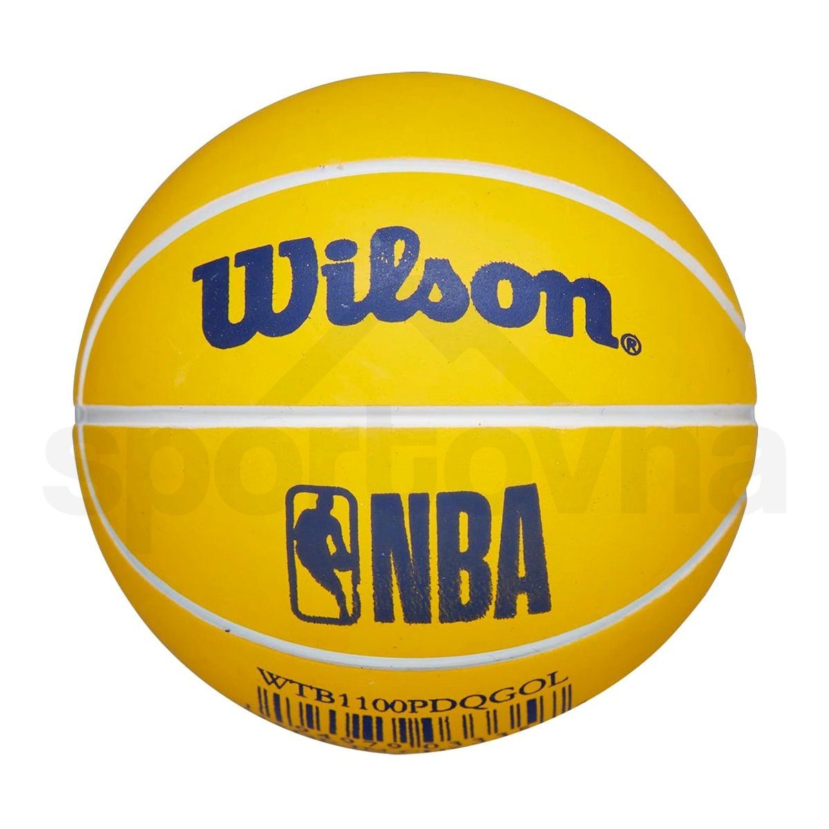 Míč Wilson NBA Dribbler Bskt Gs Warriors - žlutá