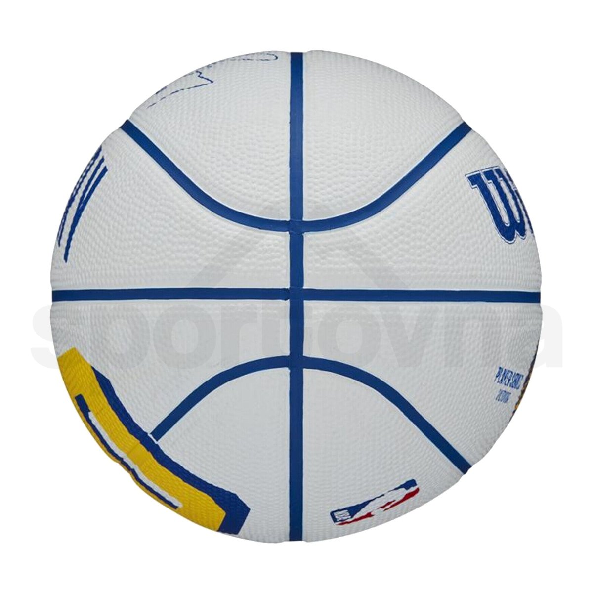 Míč Wilson NBA Player Icon Mini Bskt Curry - modrá/žlutá