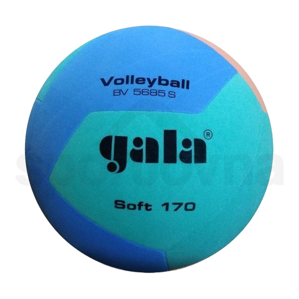 Míč Gala volejbalový Soft 170 - zelená/oranžová/modrá