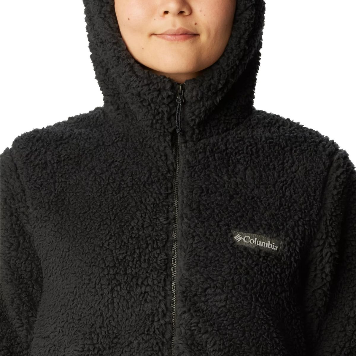 Mikina Columbia Winter Pass™ Sherpa Hooded Full Zip W - černá