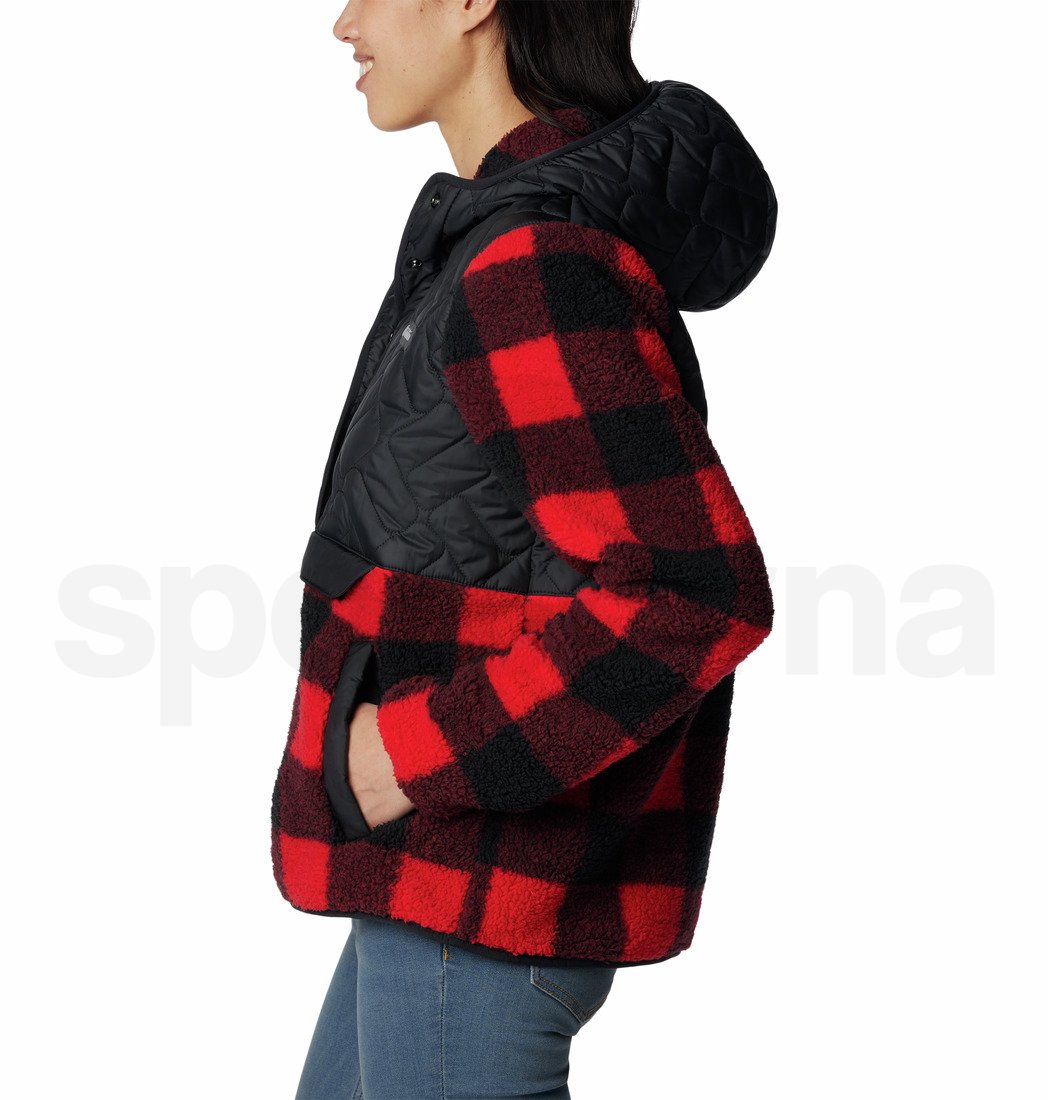 Mikina Columbia Sweet View™ Fleece Hooded Pullover W - černá/červená