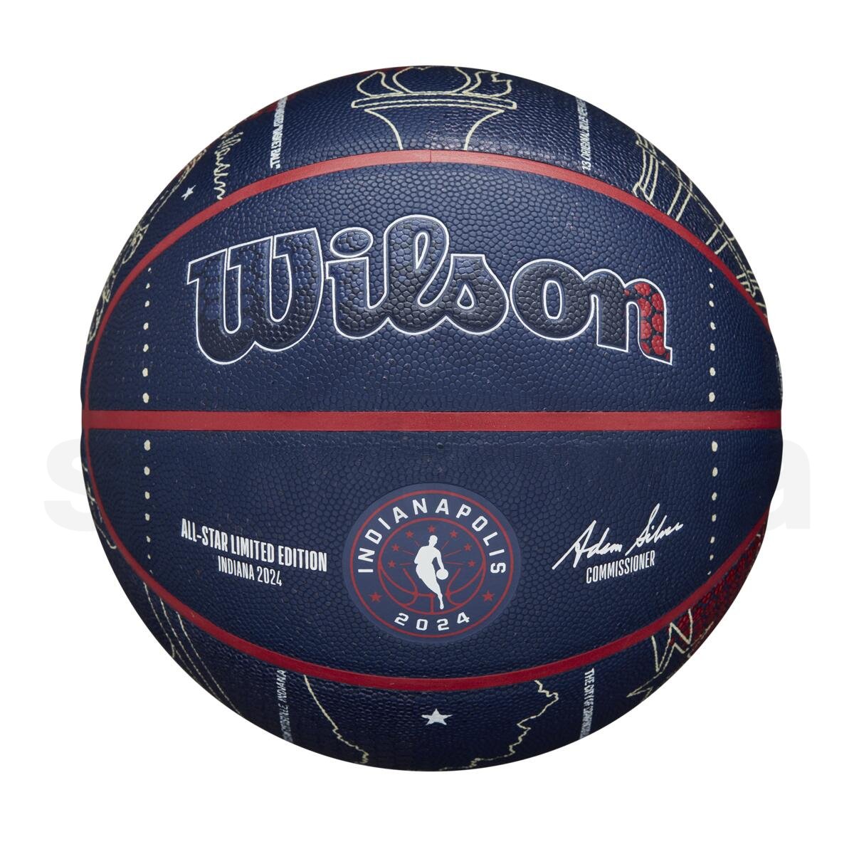 Míč Wilson NBA All Star Replica Bskt - modrá