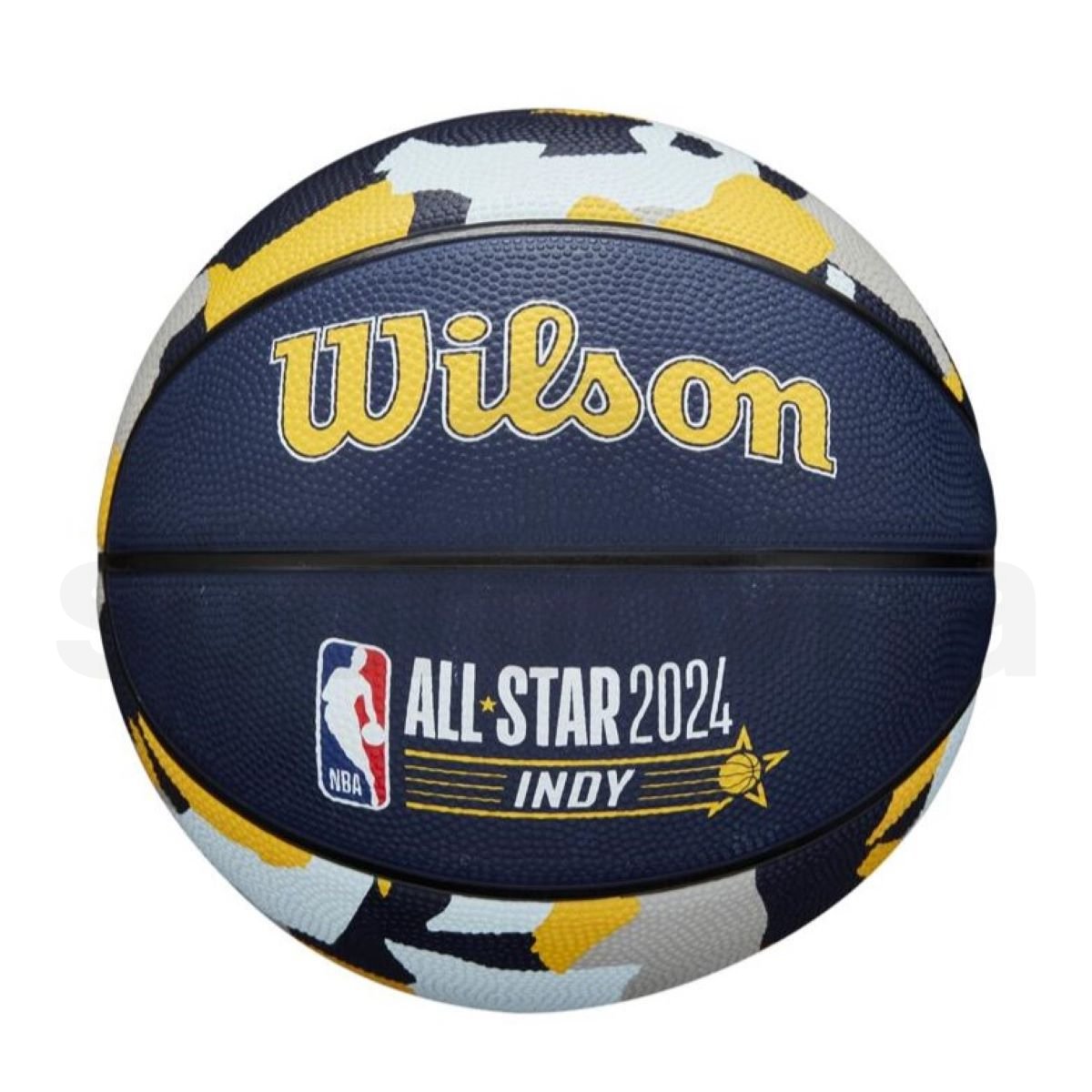 Míč Wilson NBA All Star Replica Bskt - modrá/žlutá