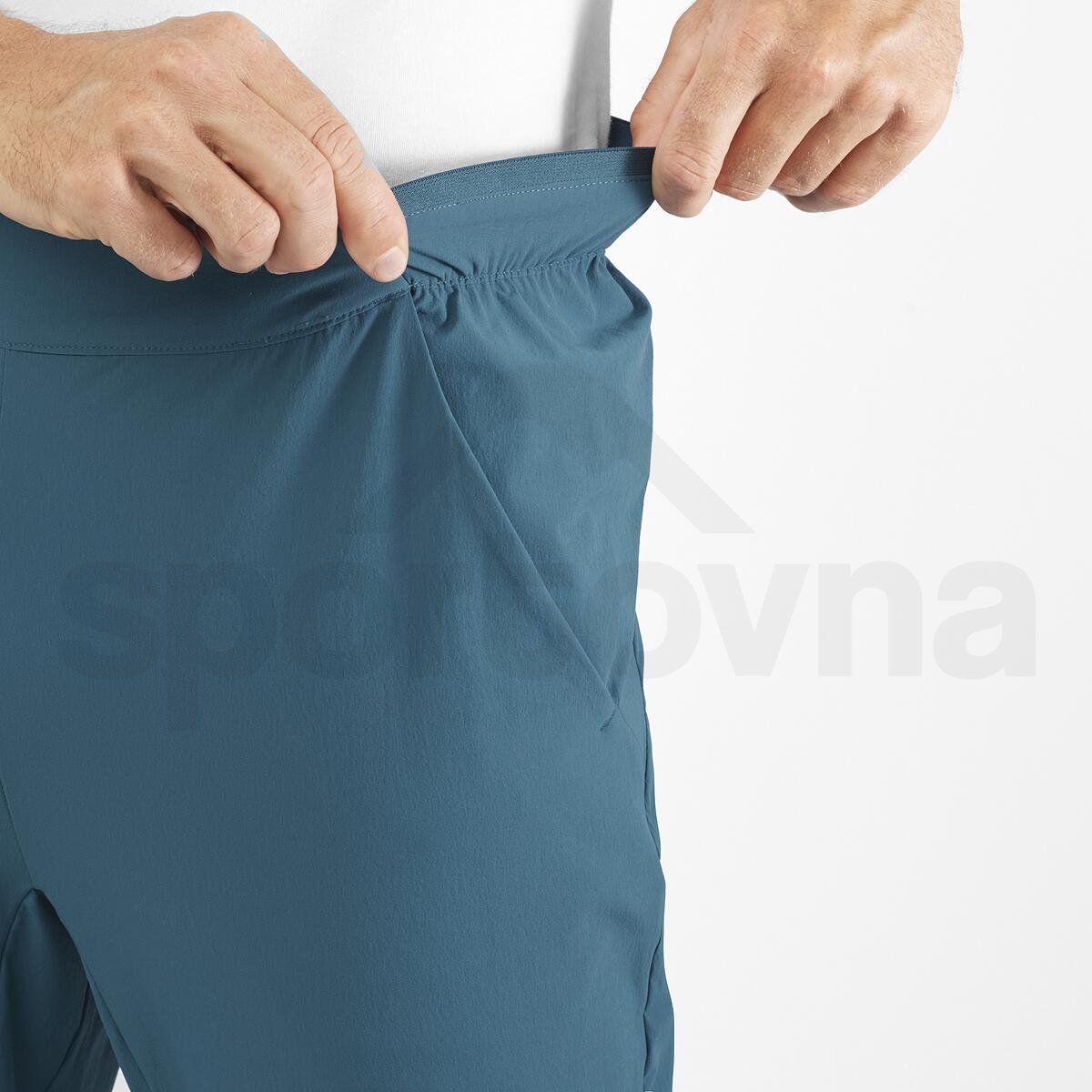 Kalhoty Salomon Wayfarer Ease Pants M - modrá