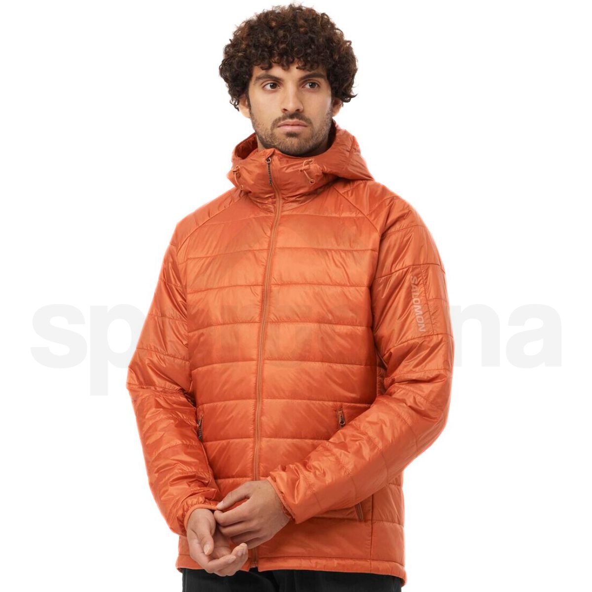 Bunda Salomon Outline HD Jacket M - oranžová
