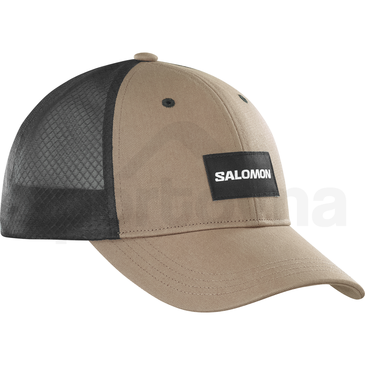 Kšiltovka Salomon Trucker Curved Cap - hnědá/černá