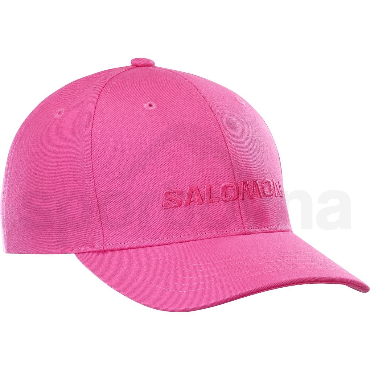 Kšiltovka Salomon Logo Cap - růžová