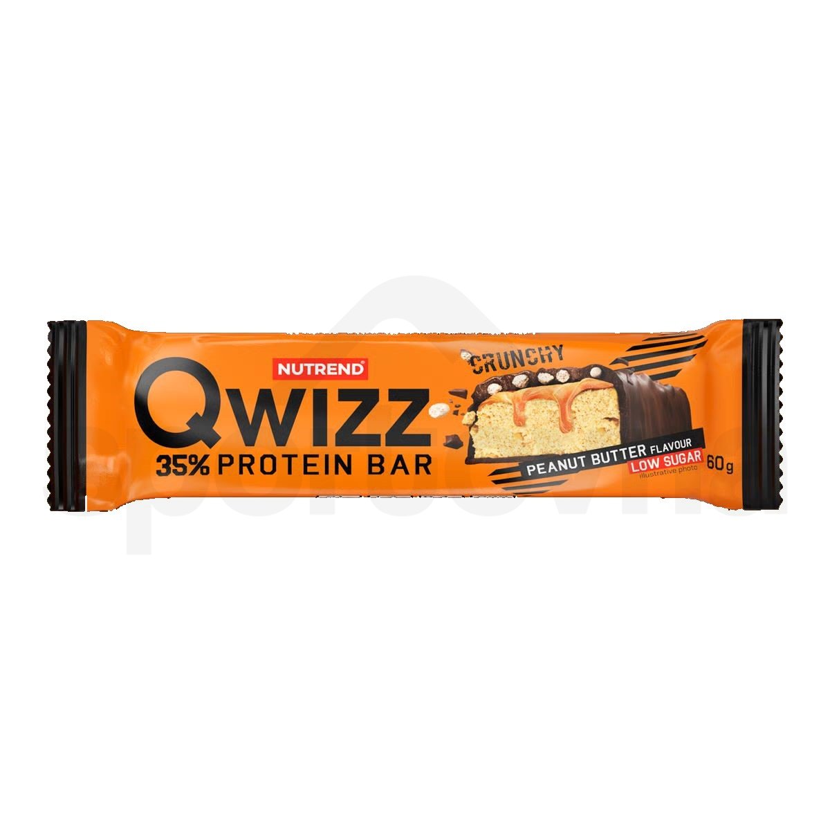Nutrend Qwizz Protein Bar 60g - arašídové máslo
