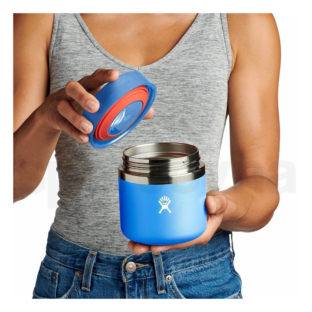 Termoska na jídlo Hydro Flask Insulated Food Jar 20 oz (591ml) - modrá