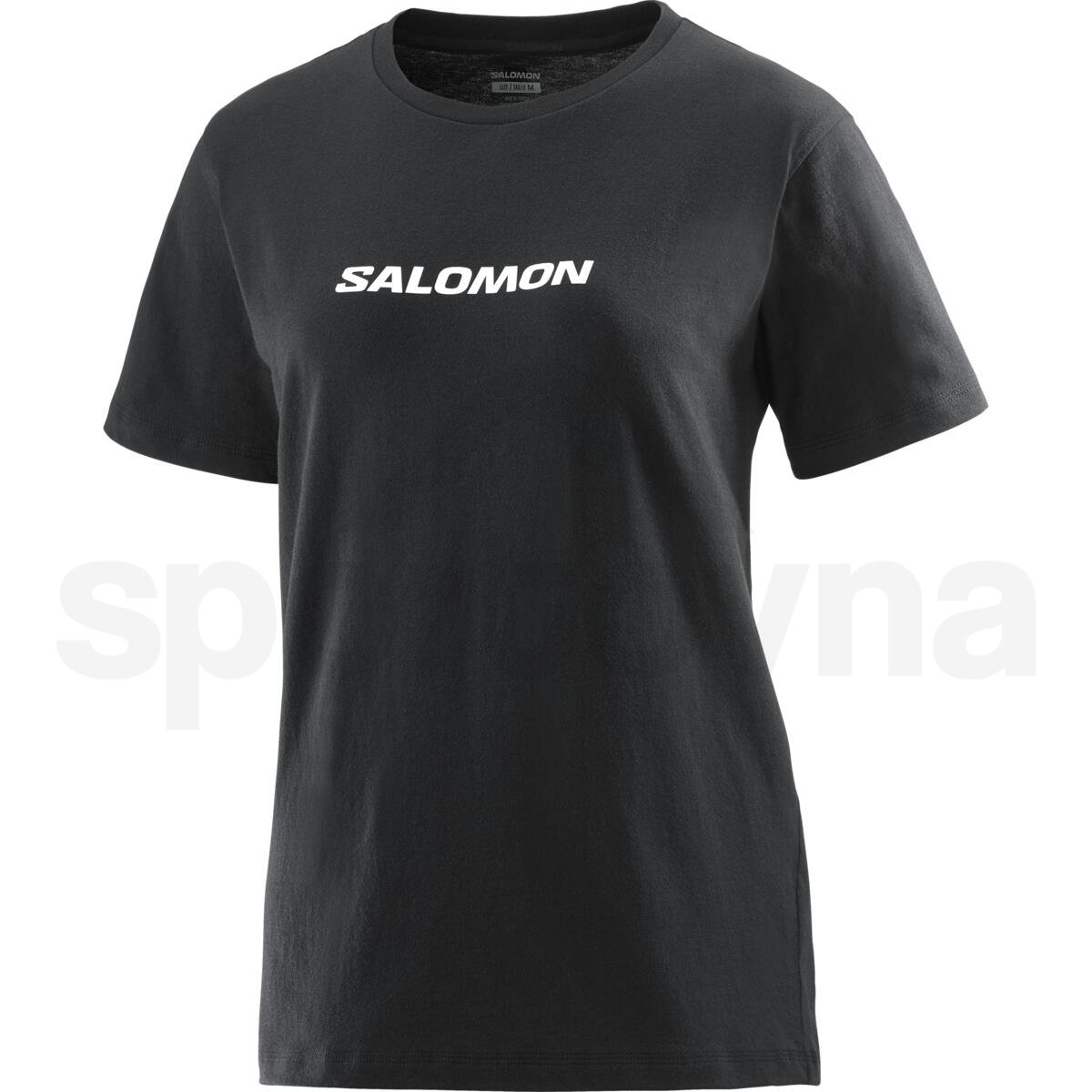 Tričko Salomon Logo SS Tee W - černá