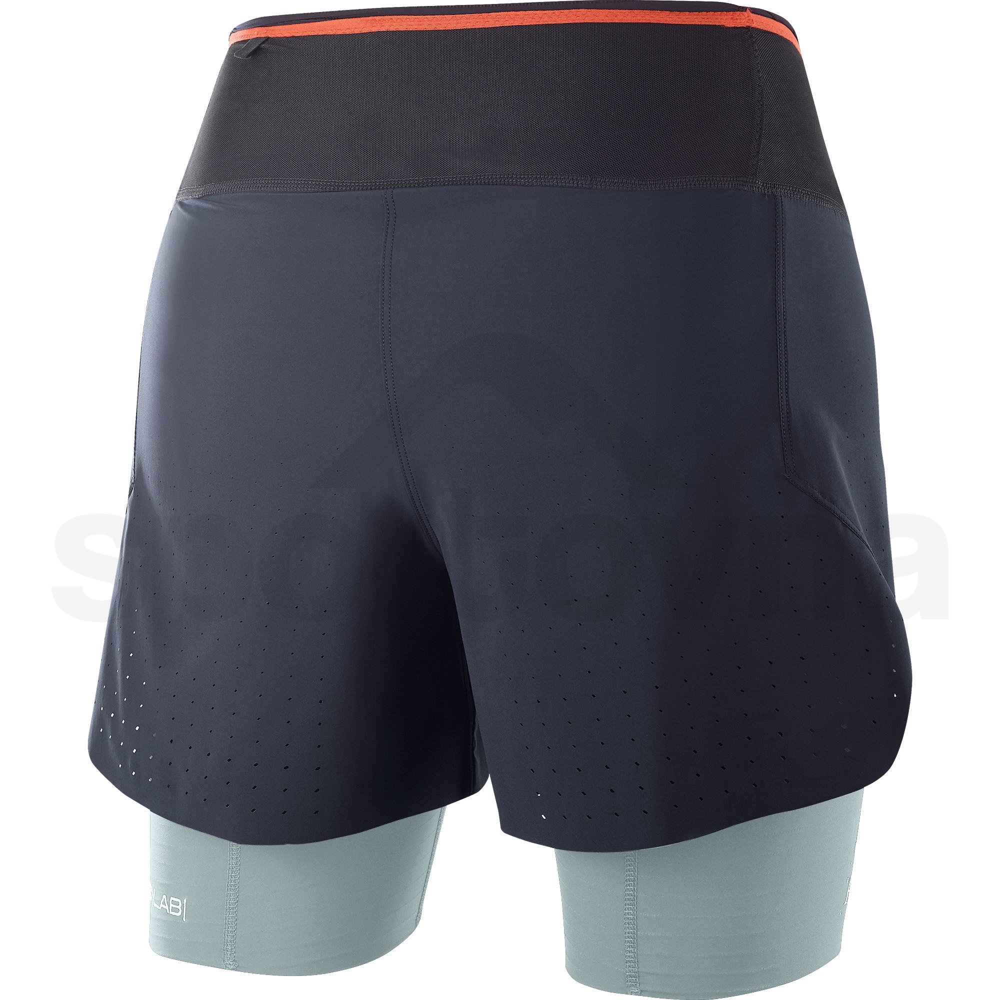 Kraťasy Salomon S/LAB Ultra 2IN1 Shorts W - modrá/modrá