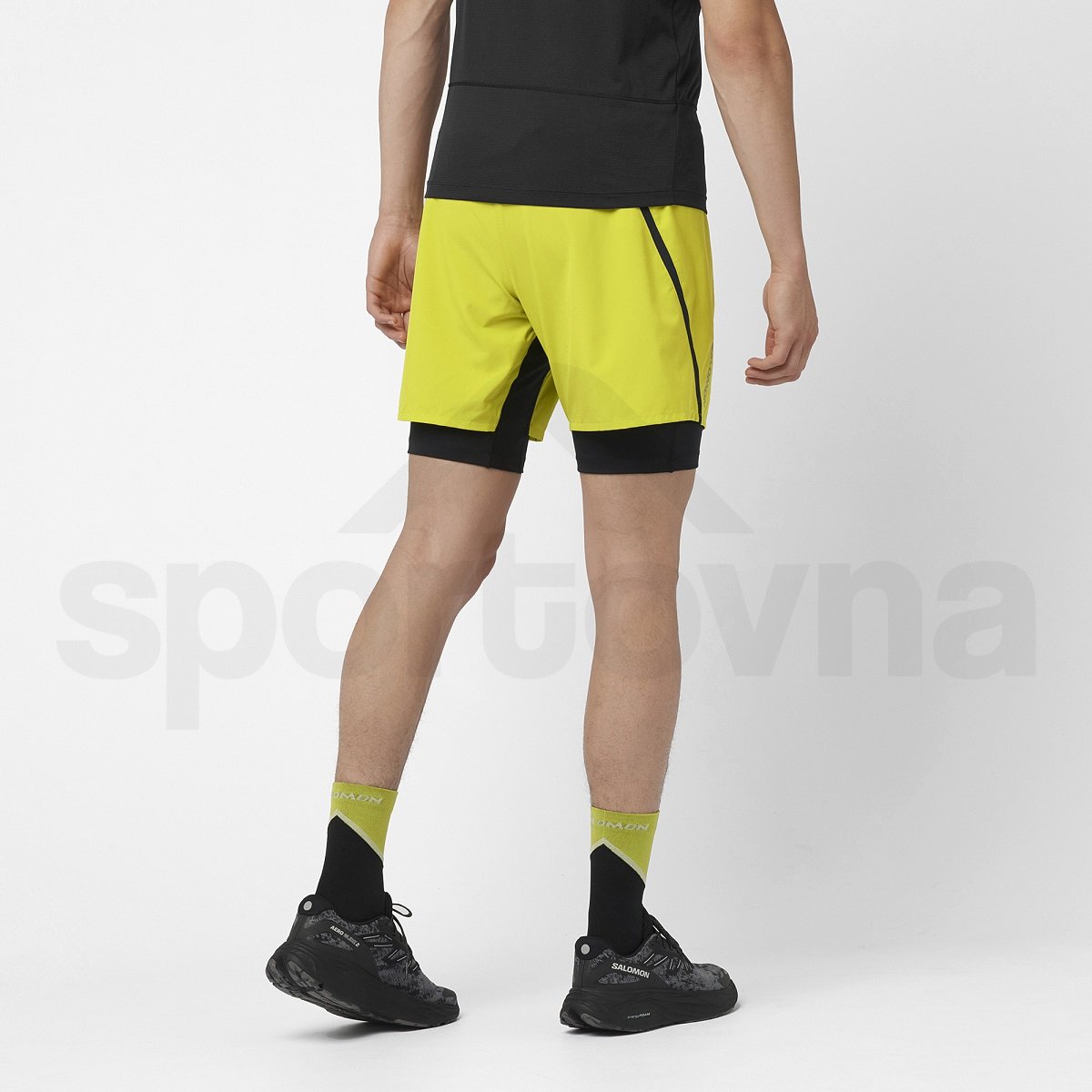 Kraťasy Salomon Cross Twinskin Shorts M - žlutá