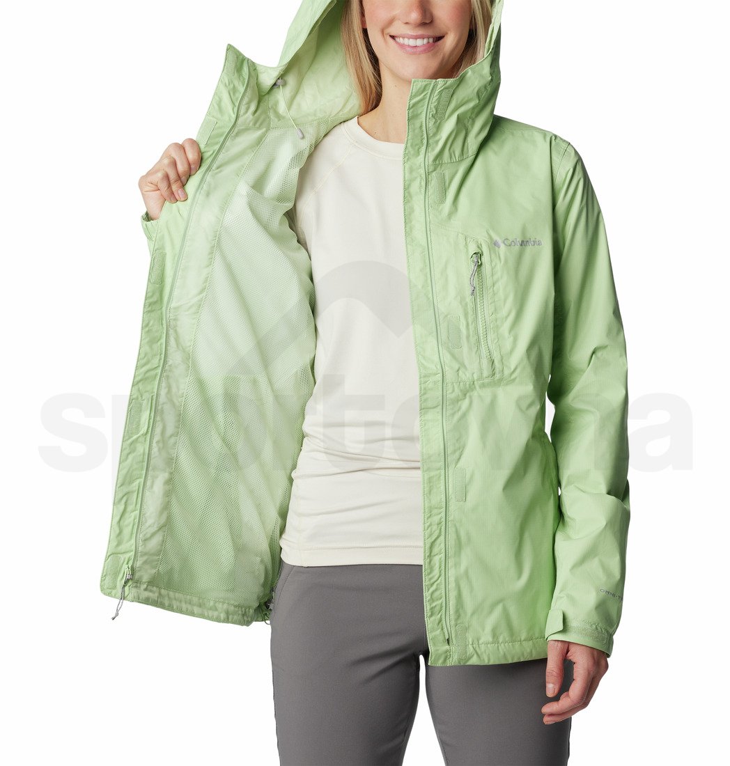 Bunda Columbia Pouring Adventure™ II Jacket W - světle zelená
