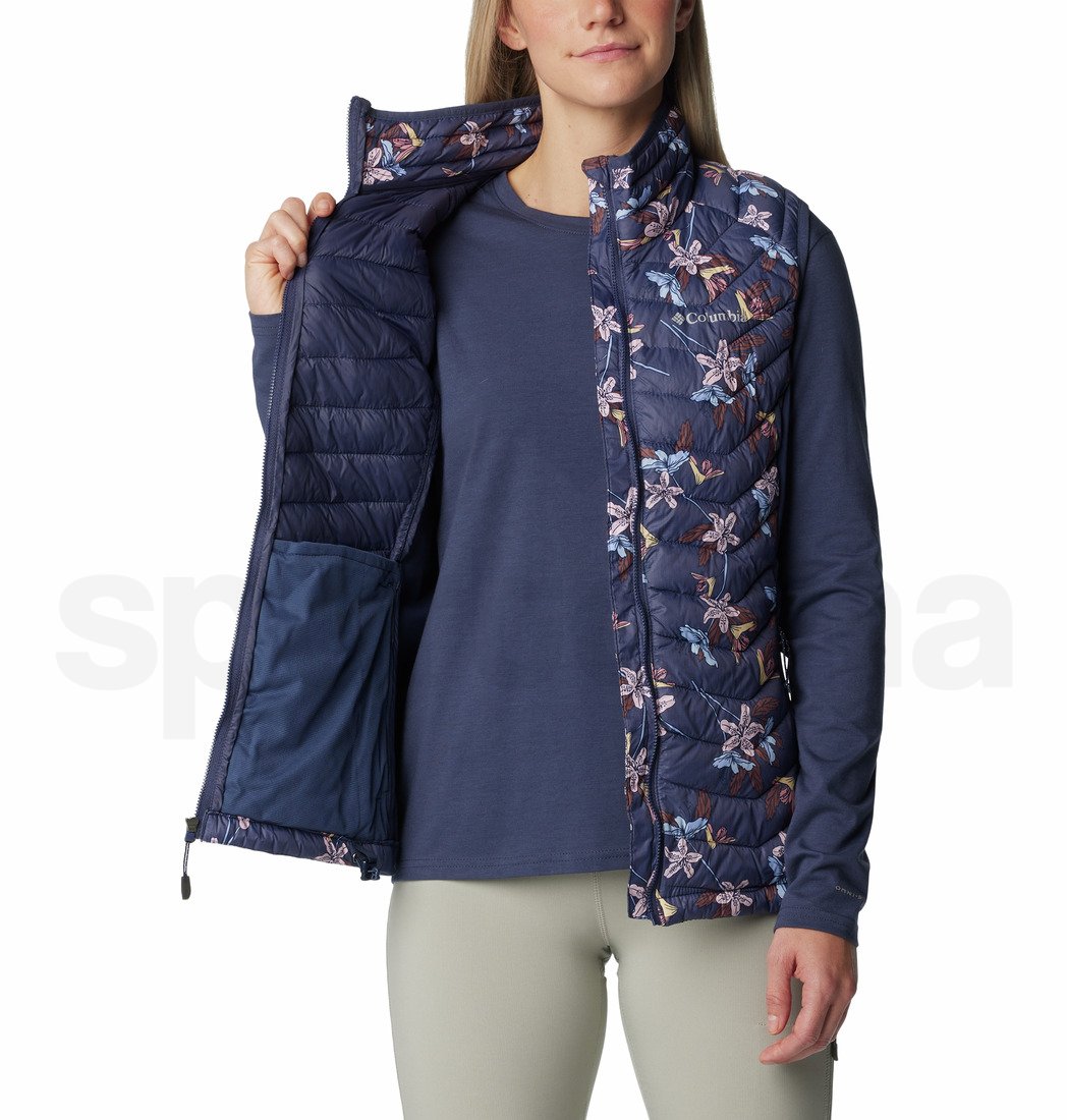 Vesta Columbia Powder Pass™ Vest W - tmavě modrá/růžová