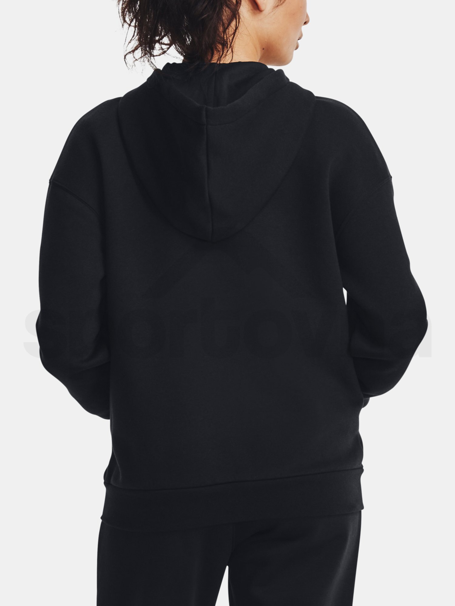 Mikina Under Armour Essential Fleece FZ-BLK