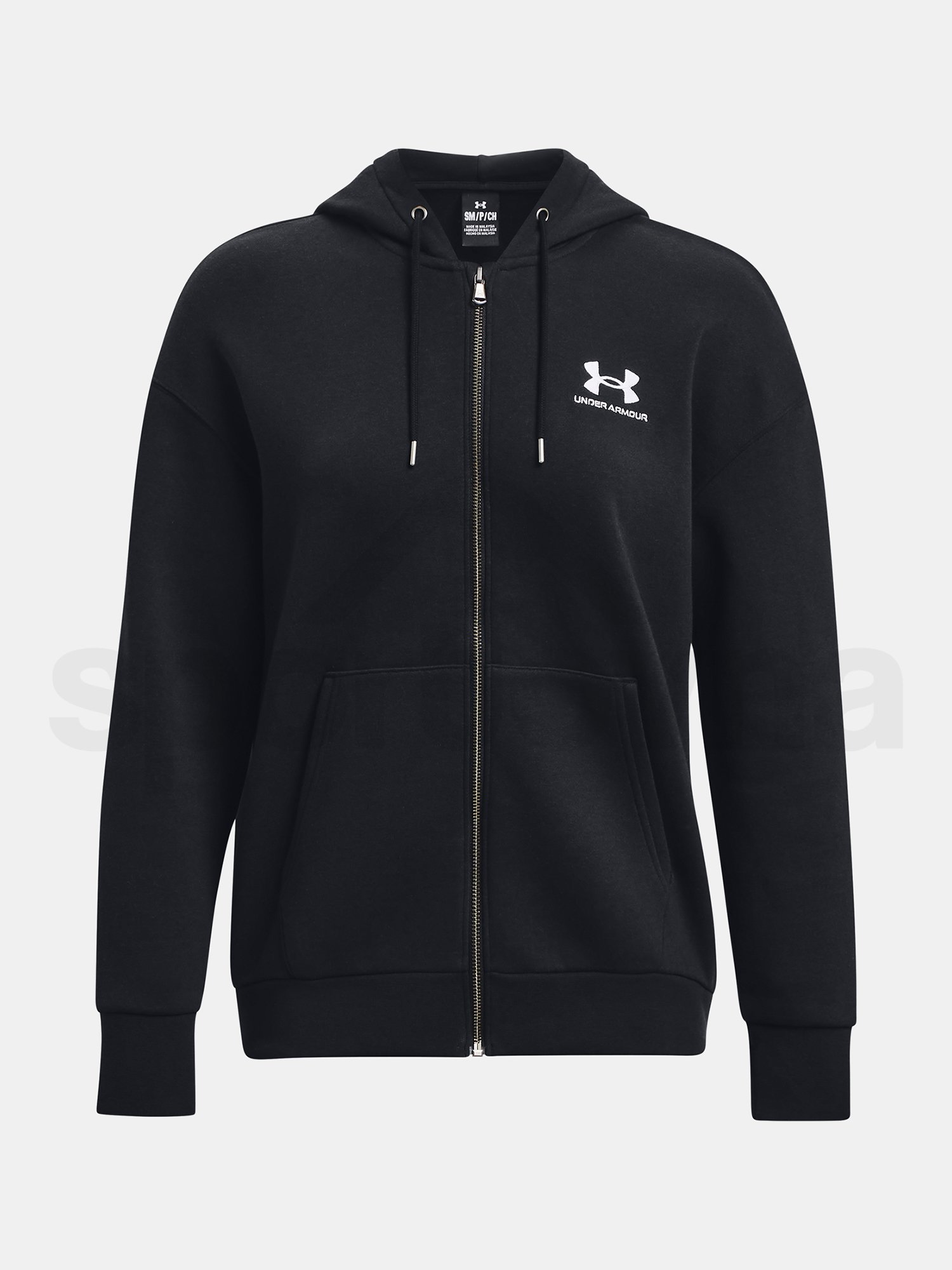 Mikina Under Armour Essential Fleece FZ-BLK