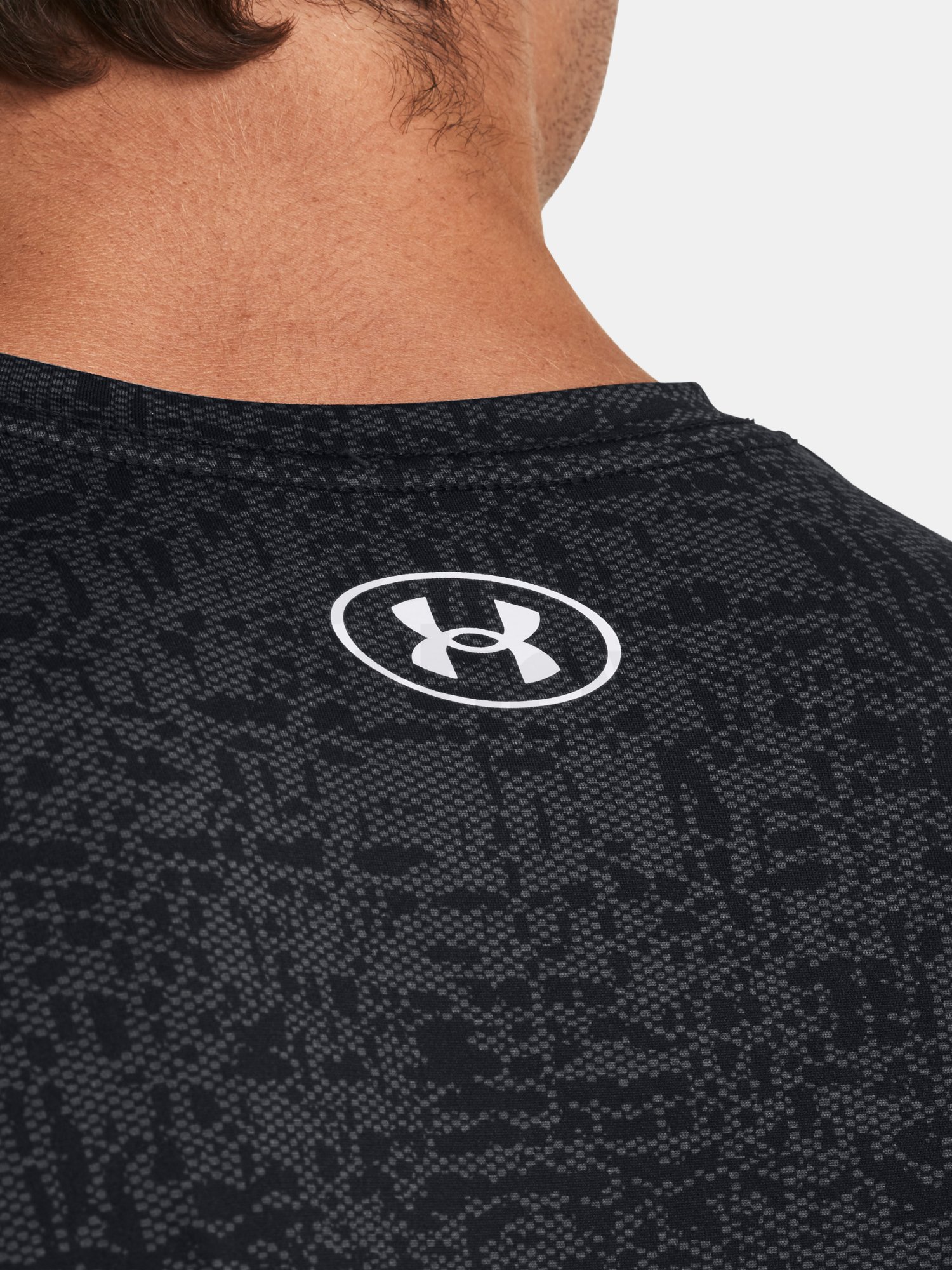 Tričko Under Armour UA Rush Energy Print SS-BLK