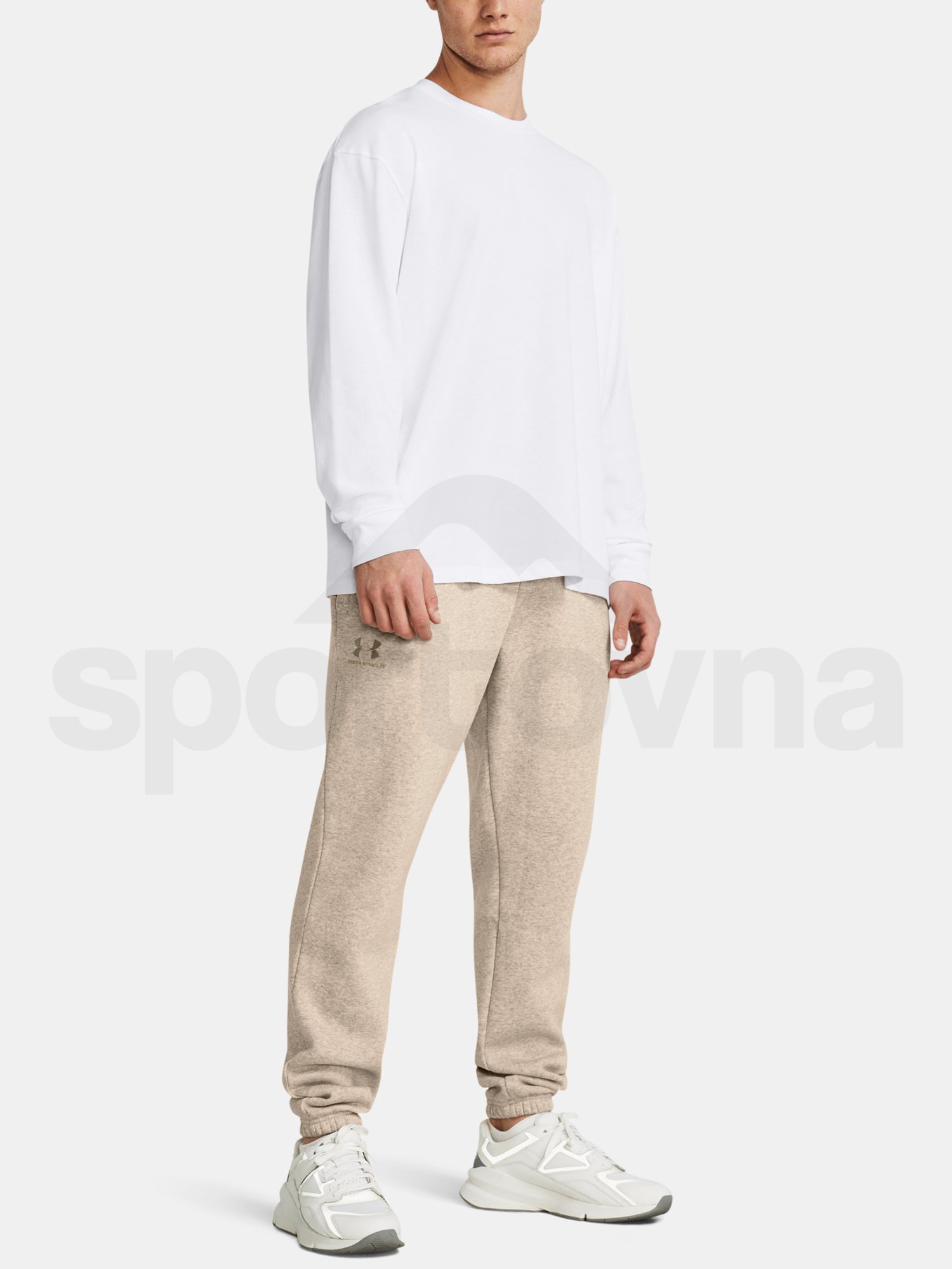 Tepláky Under Armour UA Essential Fleece Jogger-BRN