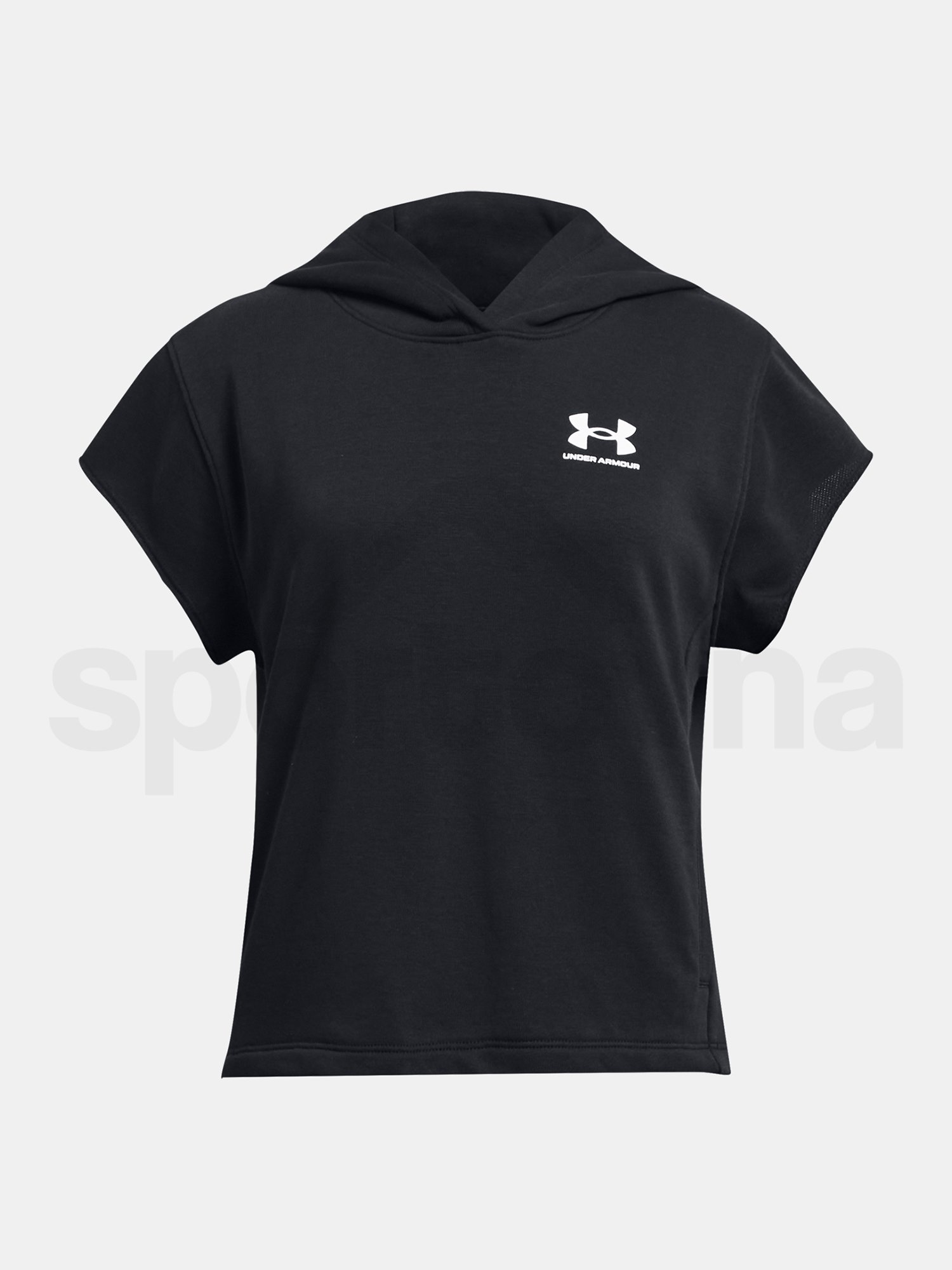 Mikina Under Armour UA G Rival Try SS Cut Hdy - čierna