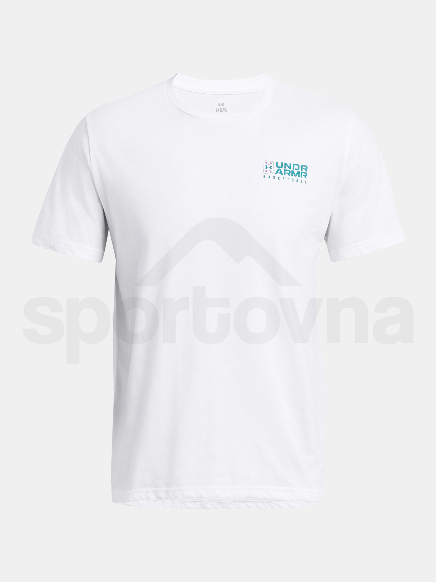 Tričko Under Armour UA Bball Logo Court SS-WHT