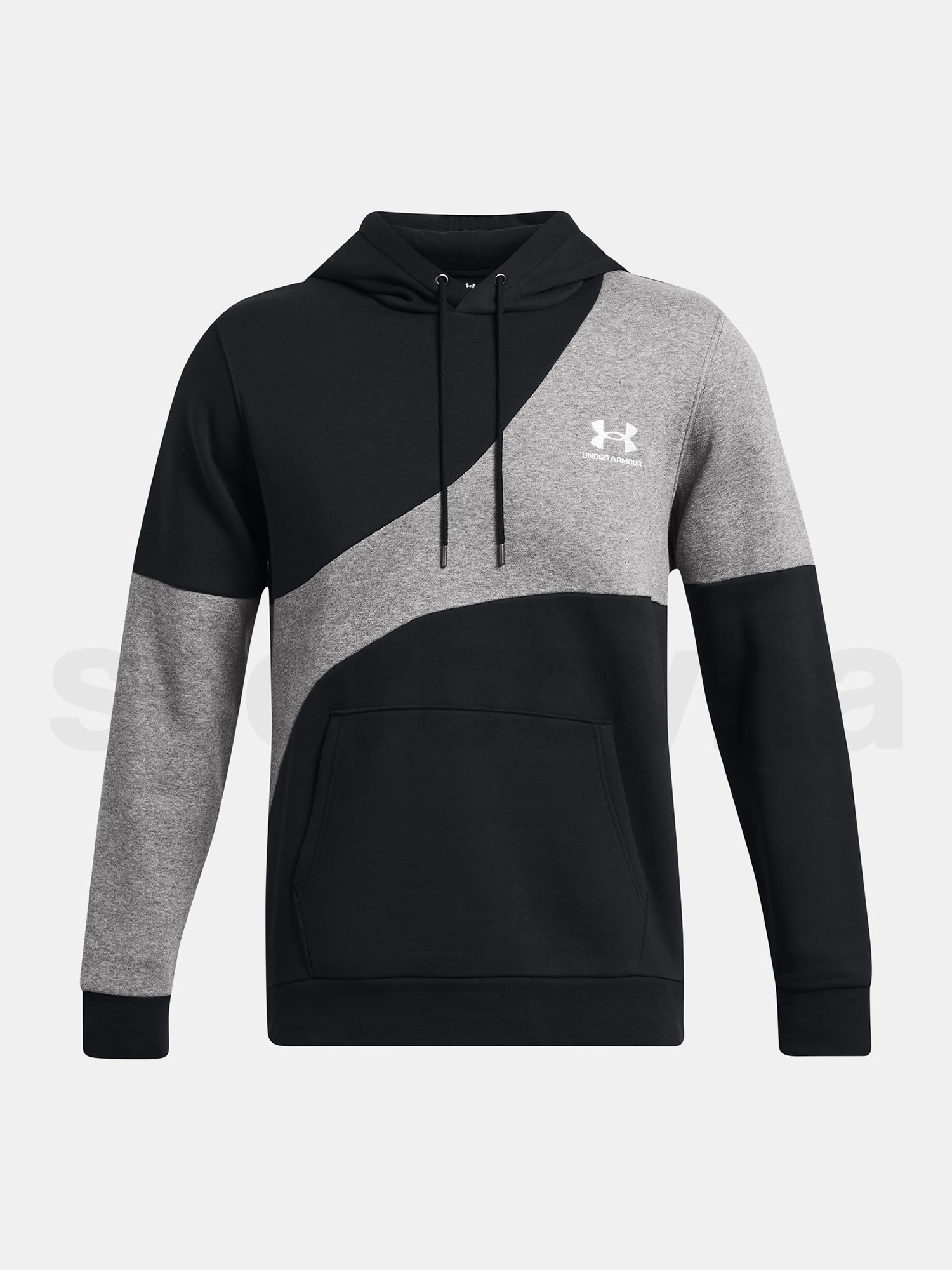 Mikina Under Armour UA Essential Flc Blocked HD-BLK