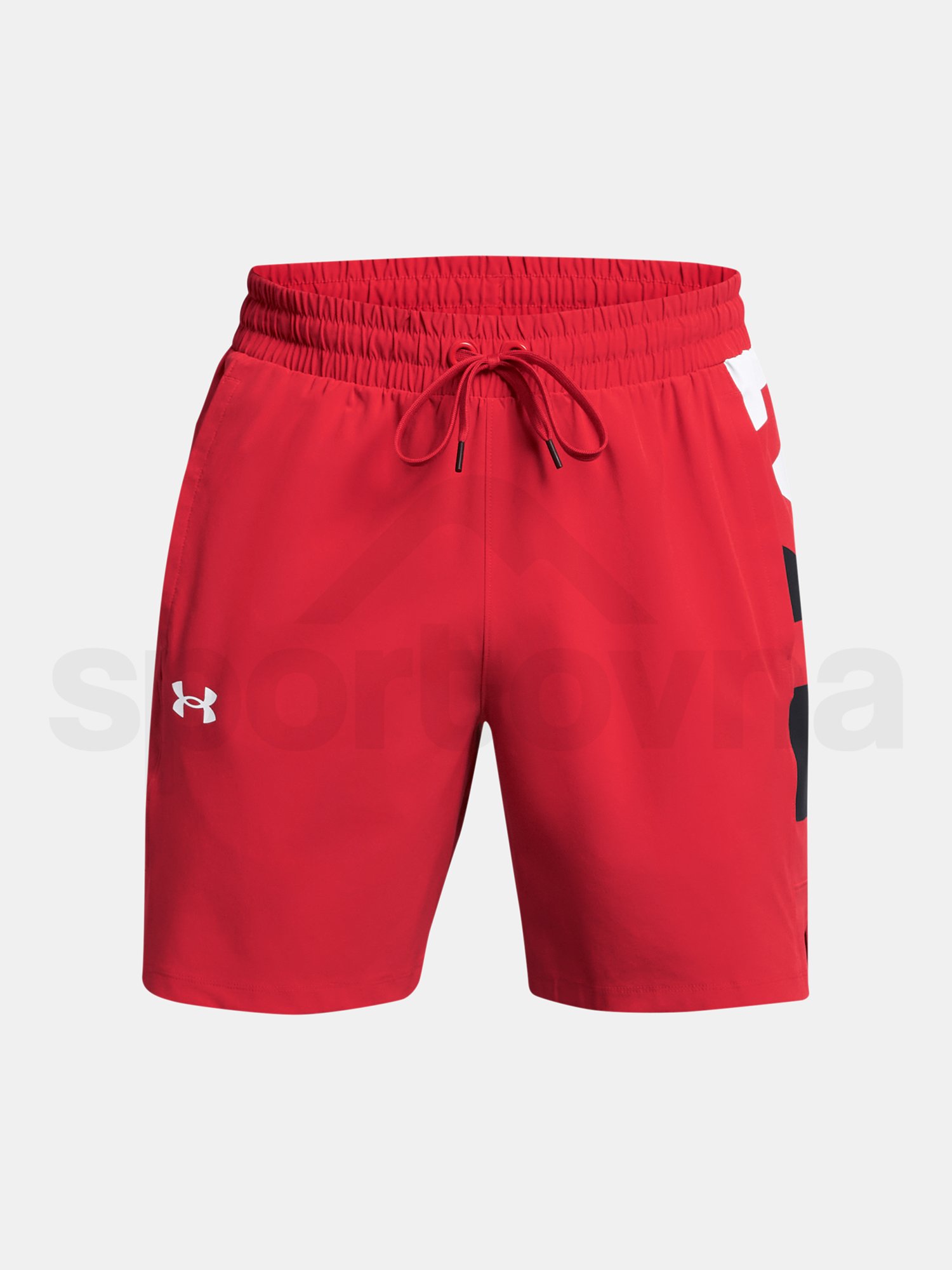 Šortky Under Armour UA Baseline Woven Short - červená