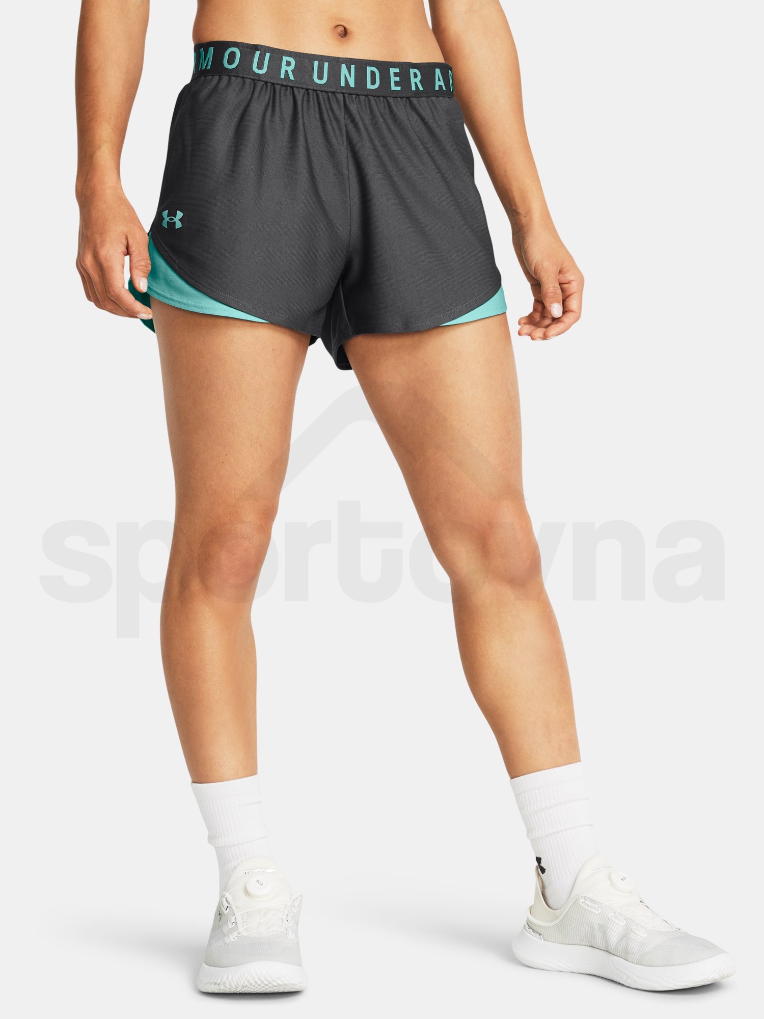 Kraťasy Under Armour Play Up Shorts 3.0-GRY