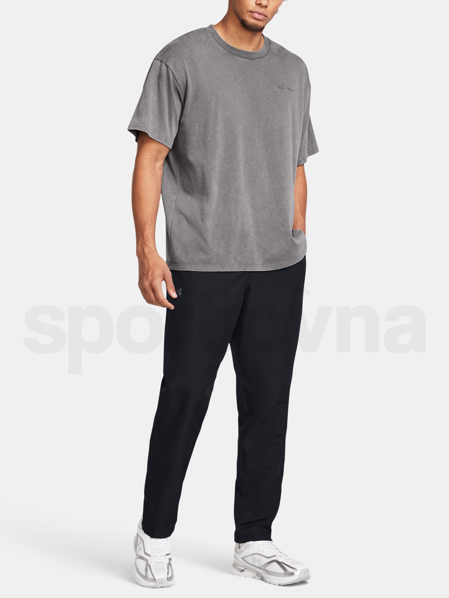 Sportovní kalhoty Under Armour UA Legacy Windbreaker Pant-BLK