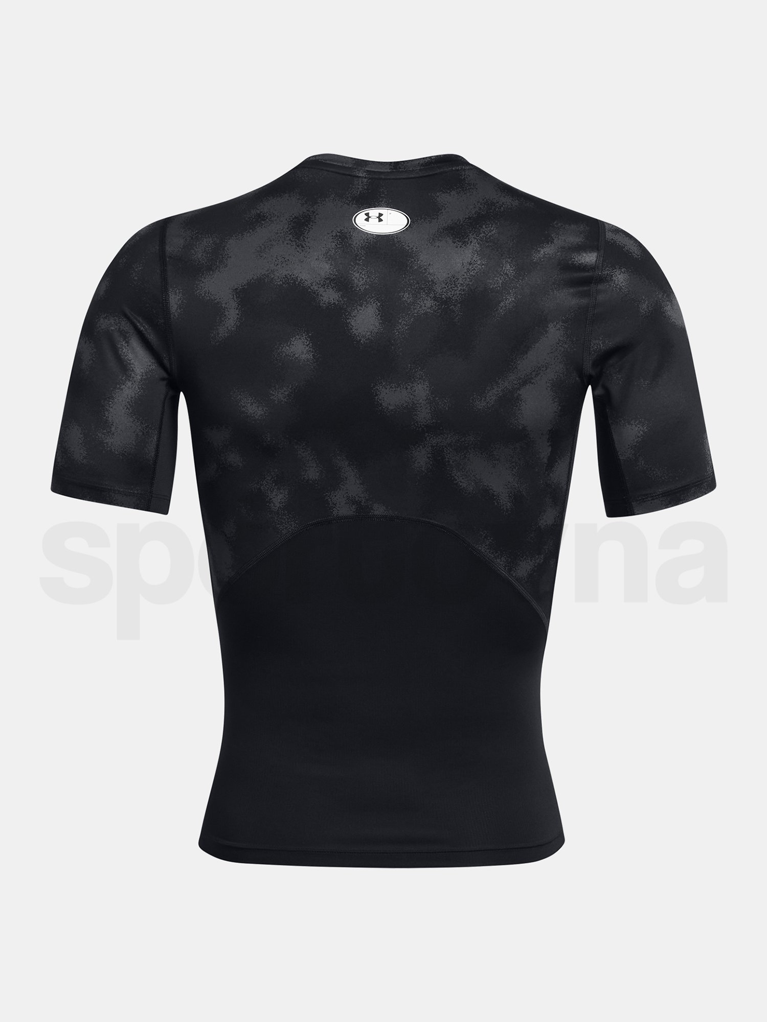 Tričko Under Armour UA HG Armour Printed SS - černá