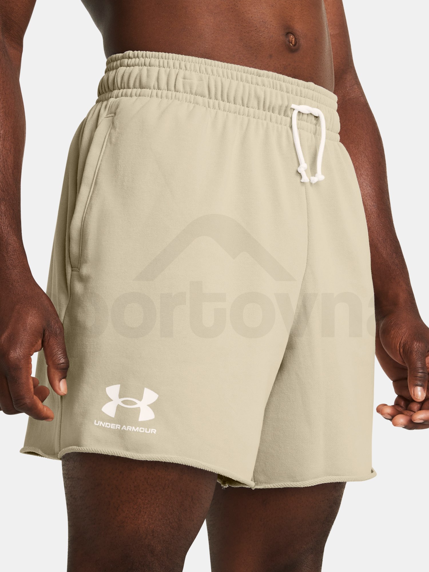 Šortky Under Armour UA Rival Terry 6in Short - hnedá