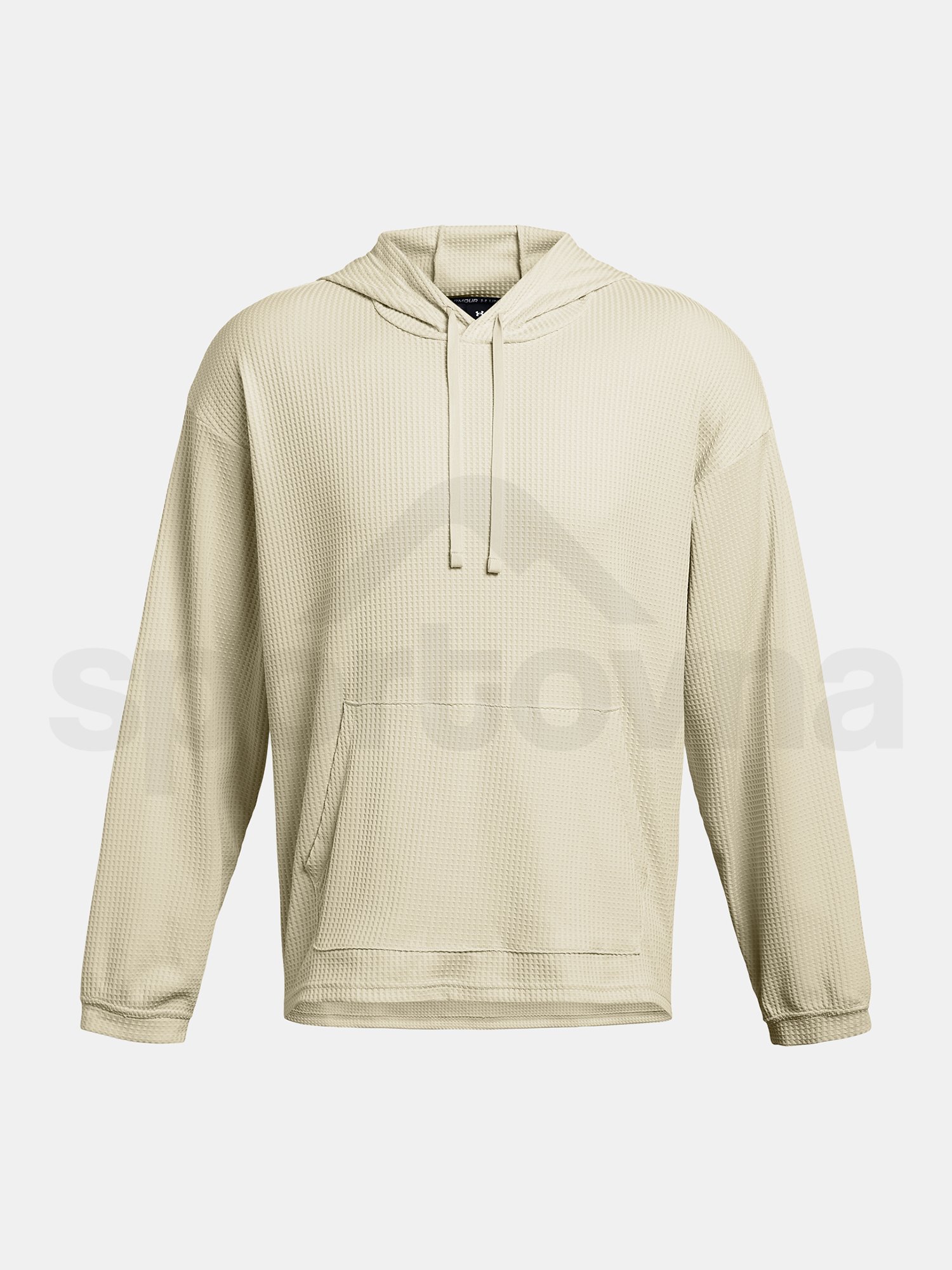 Mikina Under Armour UA Rival Waffle Hoodie-BRN