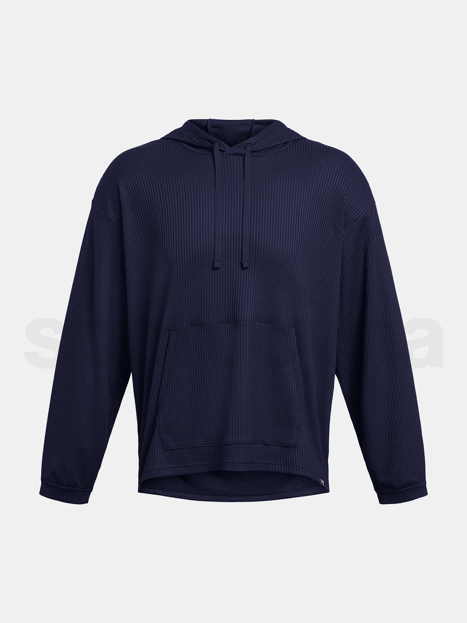 Mikina Under Armour UA Rival Waffle Hoodie-BLU