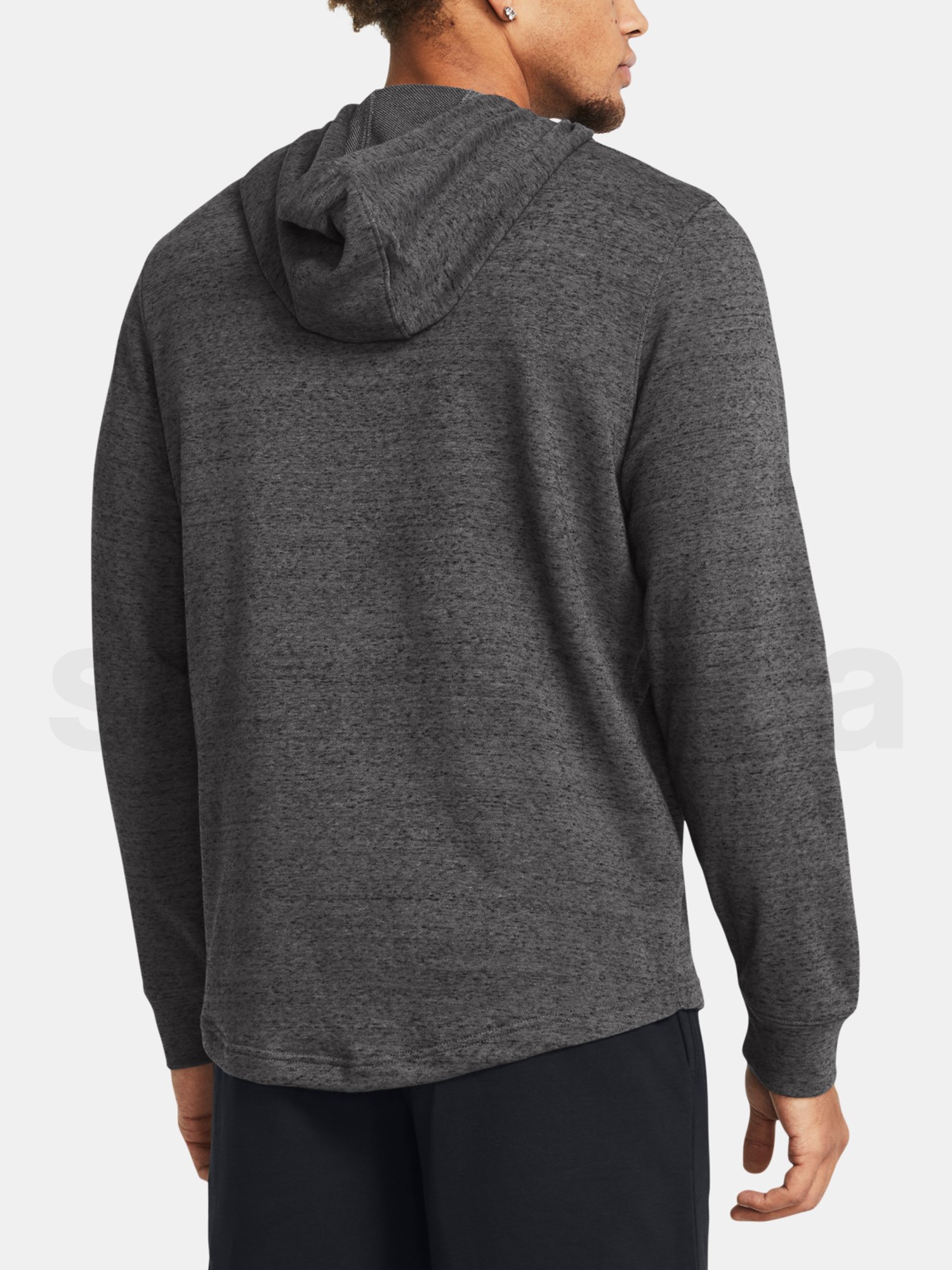 Mikina Under Armour UA Rival Terry Graphic Hood-GRY