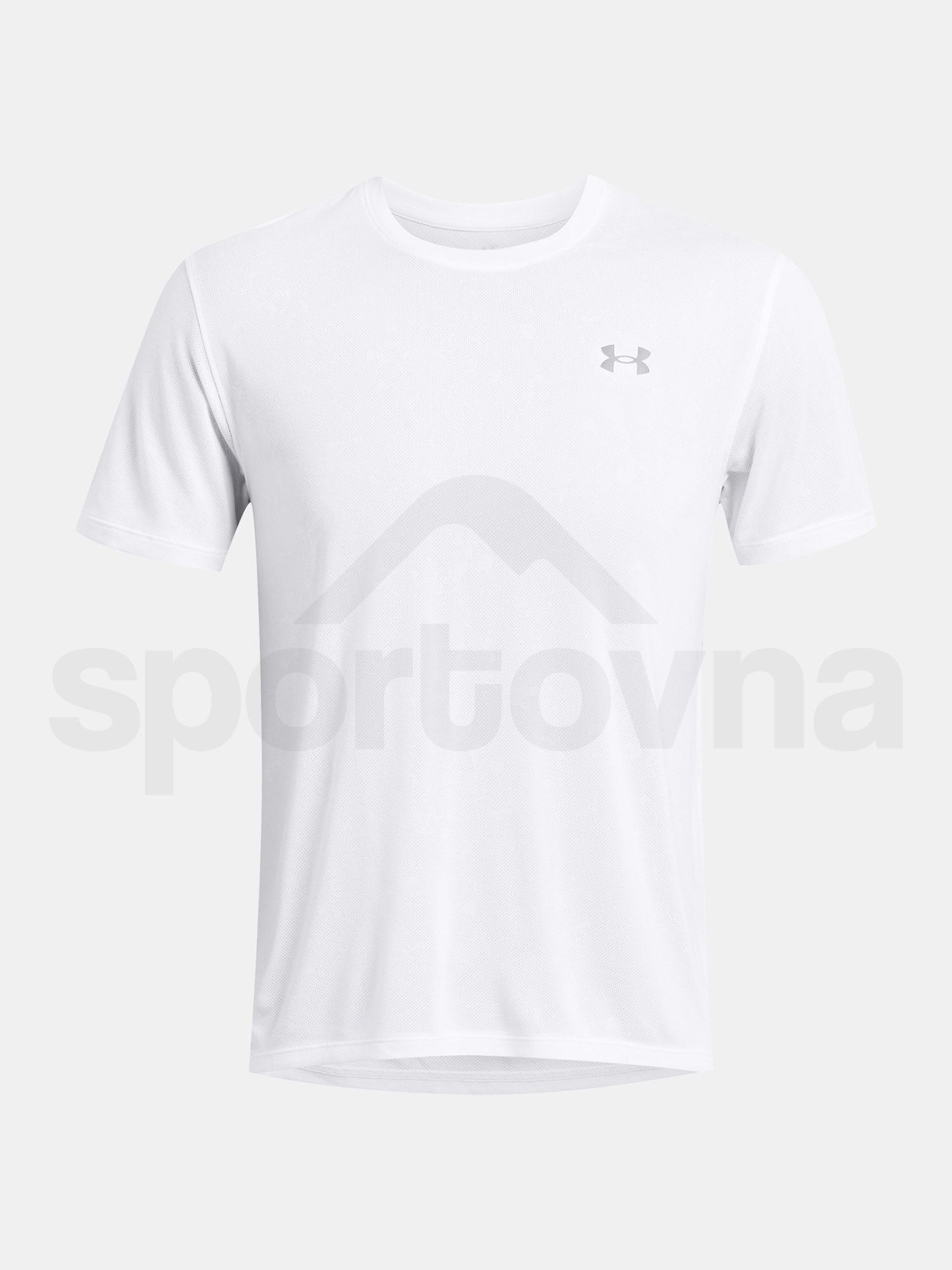 Tričko Under Armour UA LAUNCH SPLATTER SS - biela