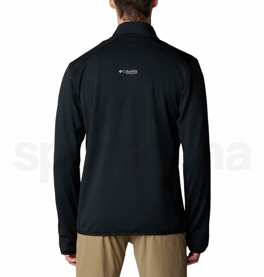 Mikina Columbia Triple Canyon™ Grid Fleece Full Zip M - černá
