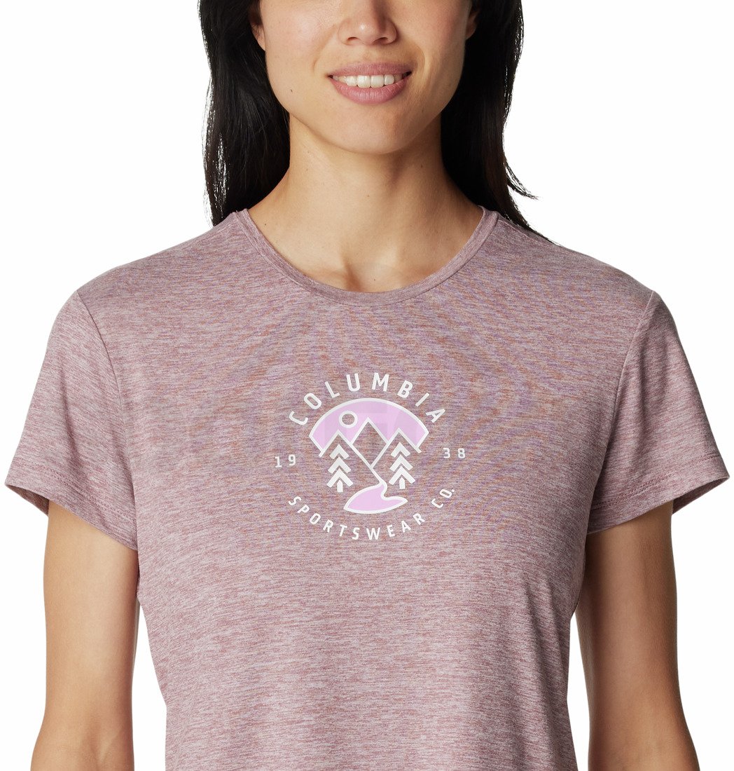 Tričko Columbia Sloan Ridge™ Graphic SS Tee W - růžová