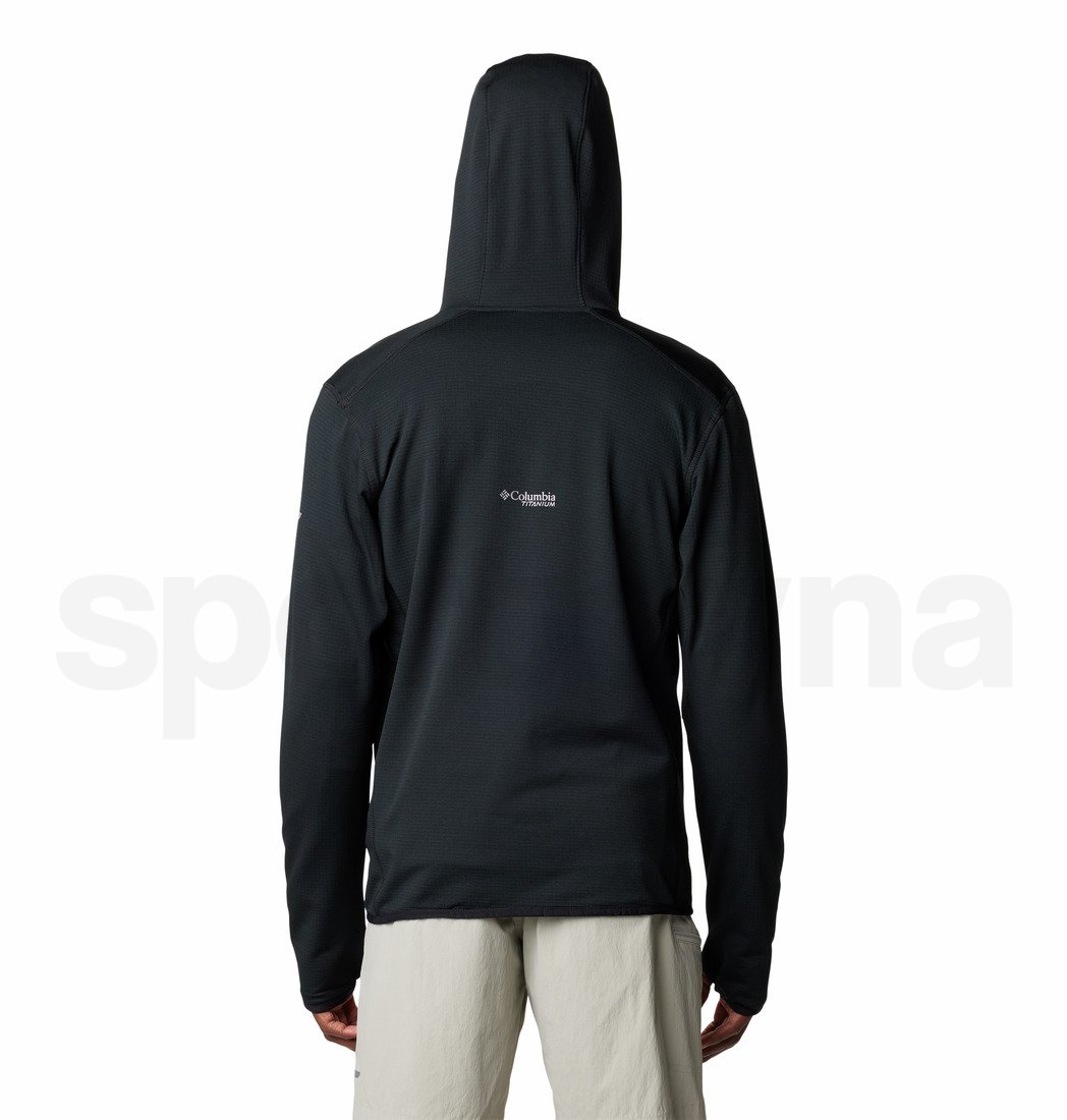Mikina Columbia Triple Canyon™ Grid Fleece Hooded FZ M - černá