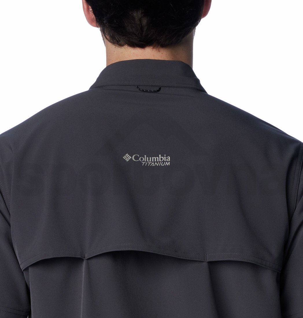 Košile Columbia Summit Valley™ Woven SS Shirt M - černá