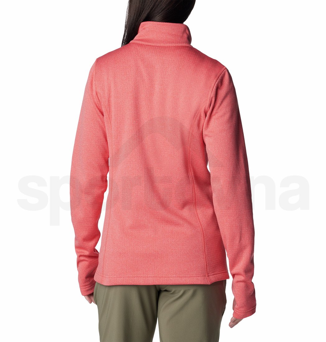 Mikina Columbia Park View™ Grid Fleece Full Zip W - oranžová