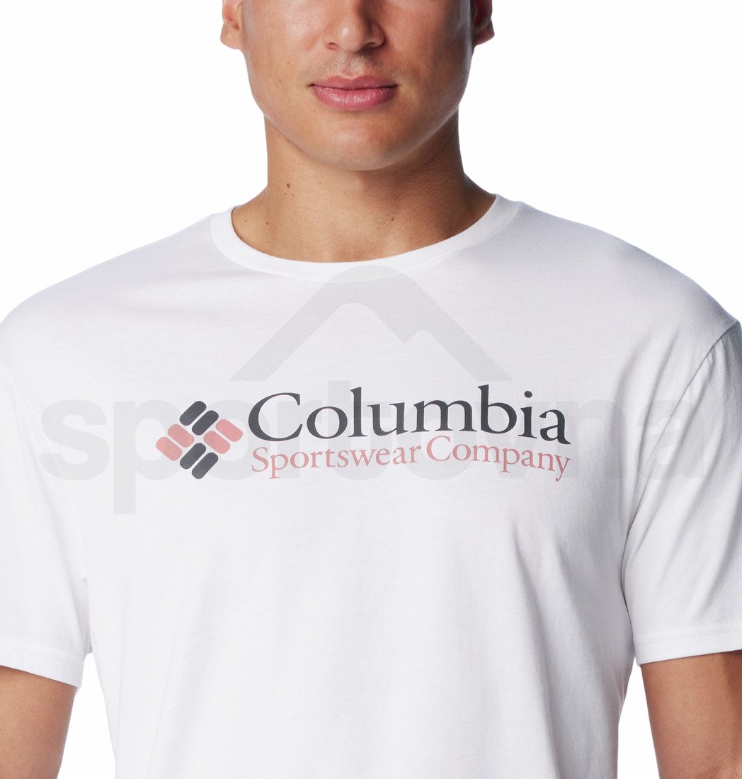 Triko Columbia CSC Basic Logo™ Short Sleeve M - bílá