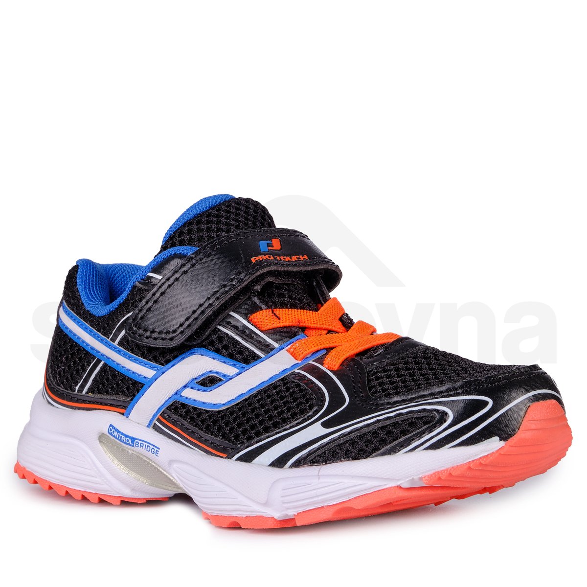 Dětská běžecká obuv Pro Touch Elixir IV J - černá/modrá/oranžová