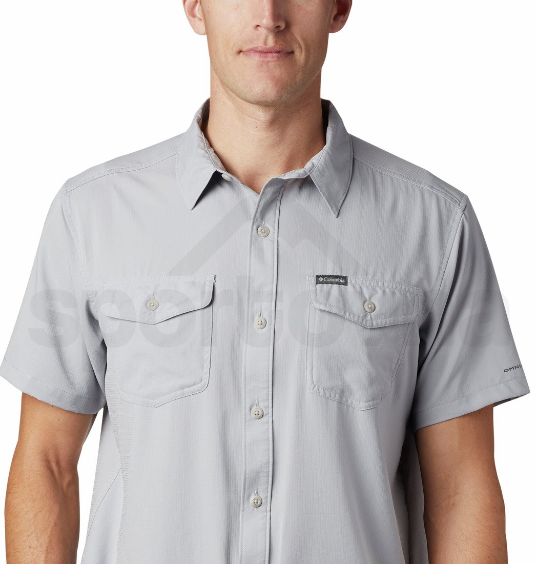 Košile Columbia Utilizer™ II Solid Short Sleeve Shirt M - šedá