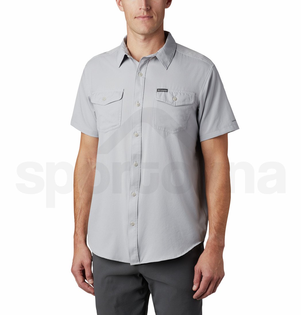 Košile Columbia Utilizer™ II Solid Short Sleeve Shirt M - šedá