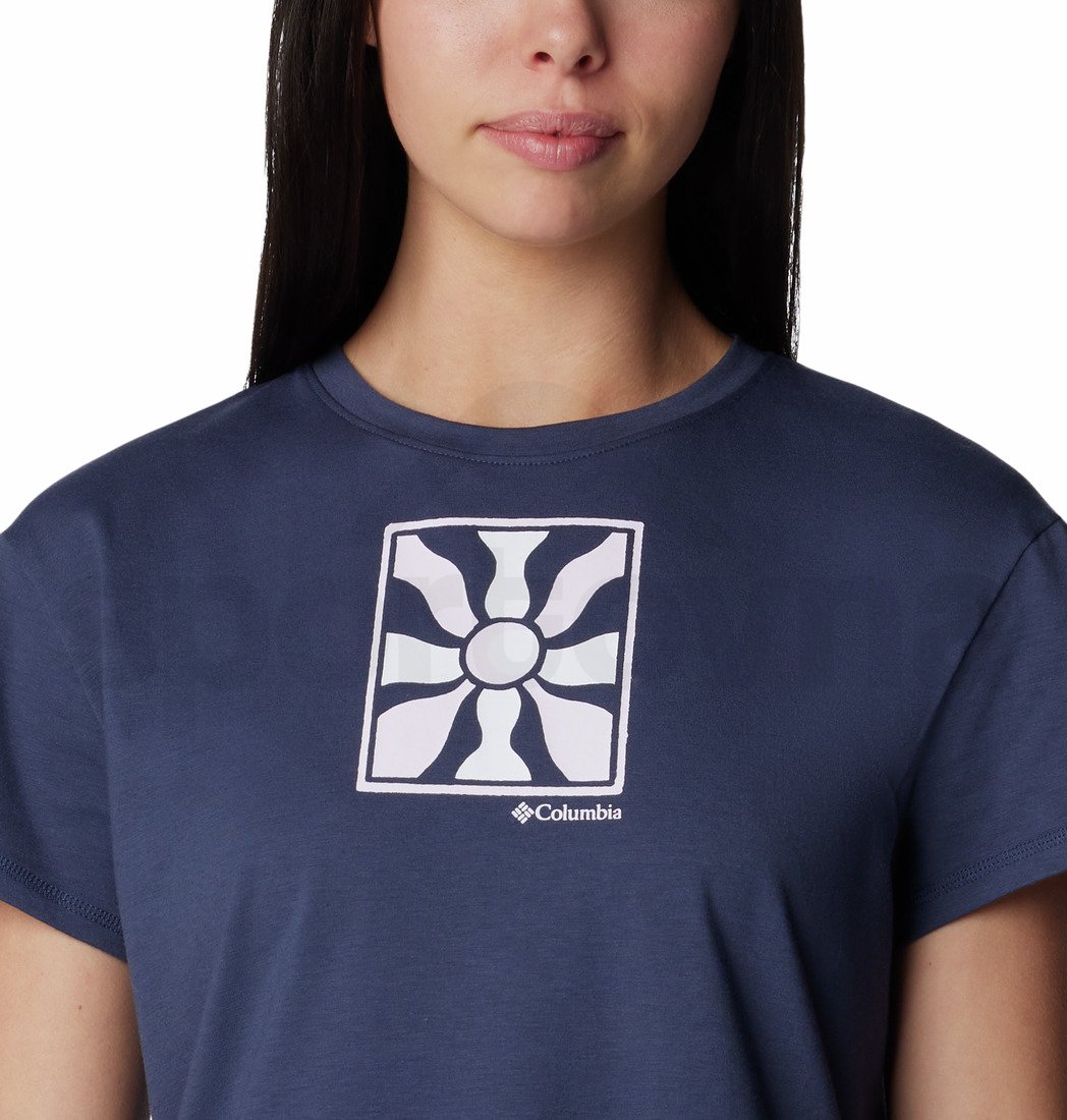 Tričko Columbia Sun Trek™ SS Graphic Tee W - modrá