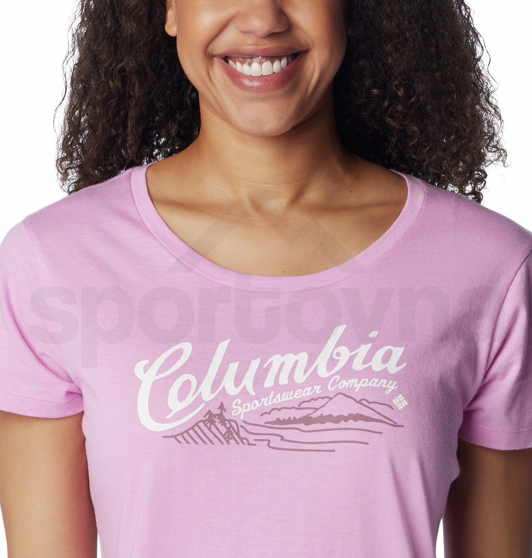 Tričko Columbia Daisy Days™ SS Graphic Tee W - růžová