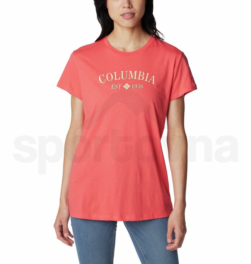 Tričko Columbia Trek™ SS Graphic Tee W - oranžová