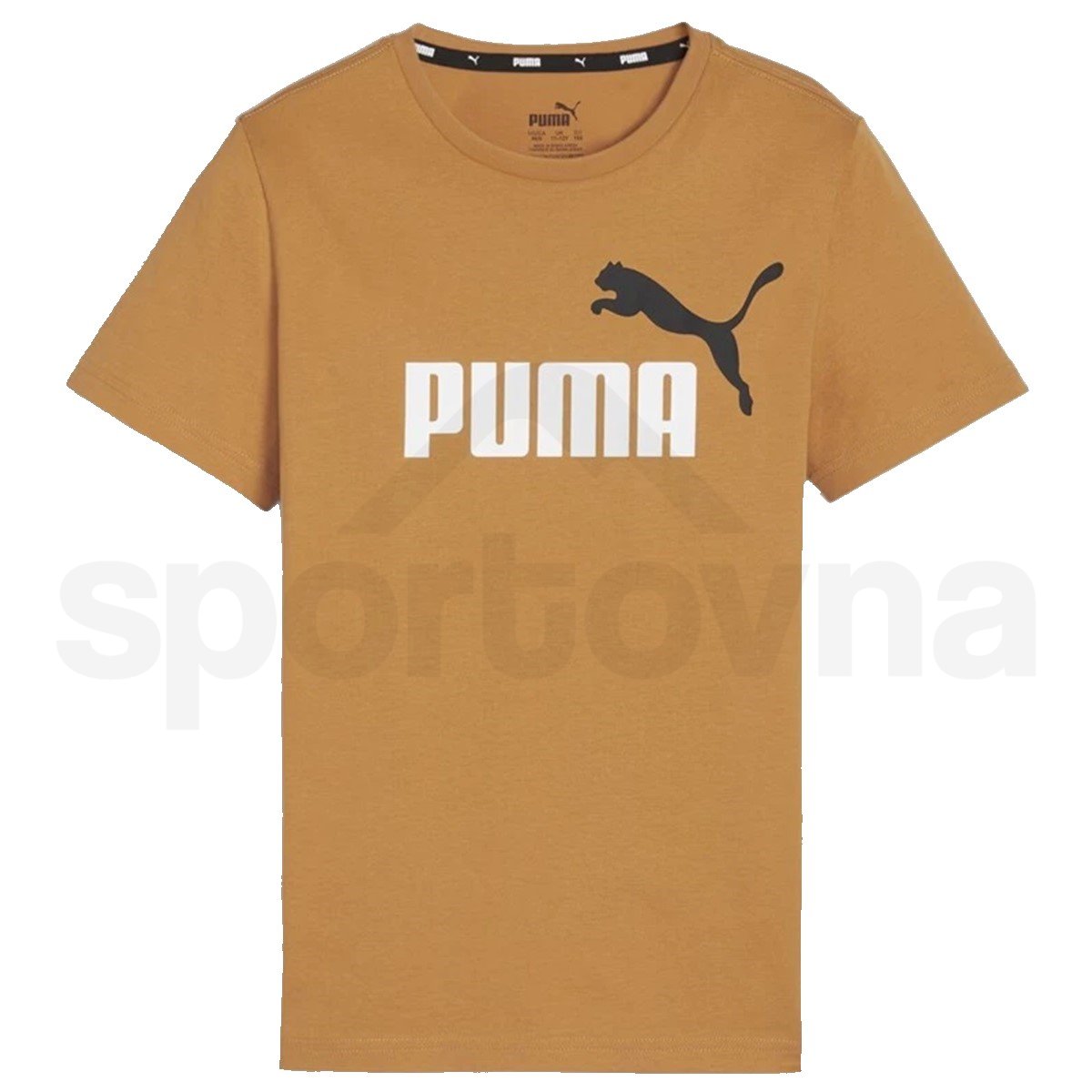 Tričko Puma ESS+ 2 Col Logo Tee J - oranžová